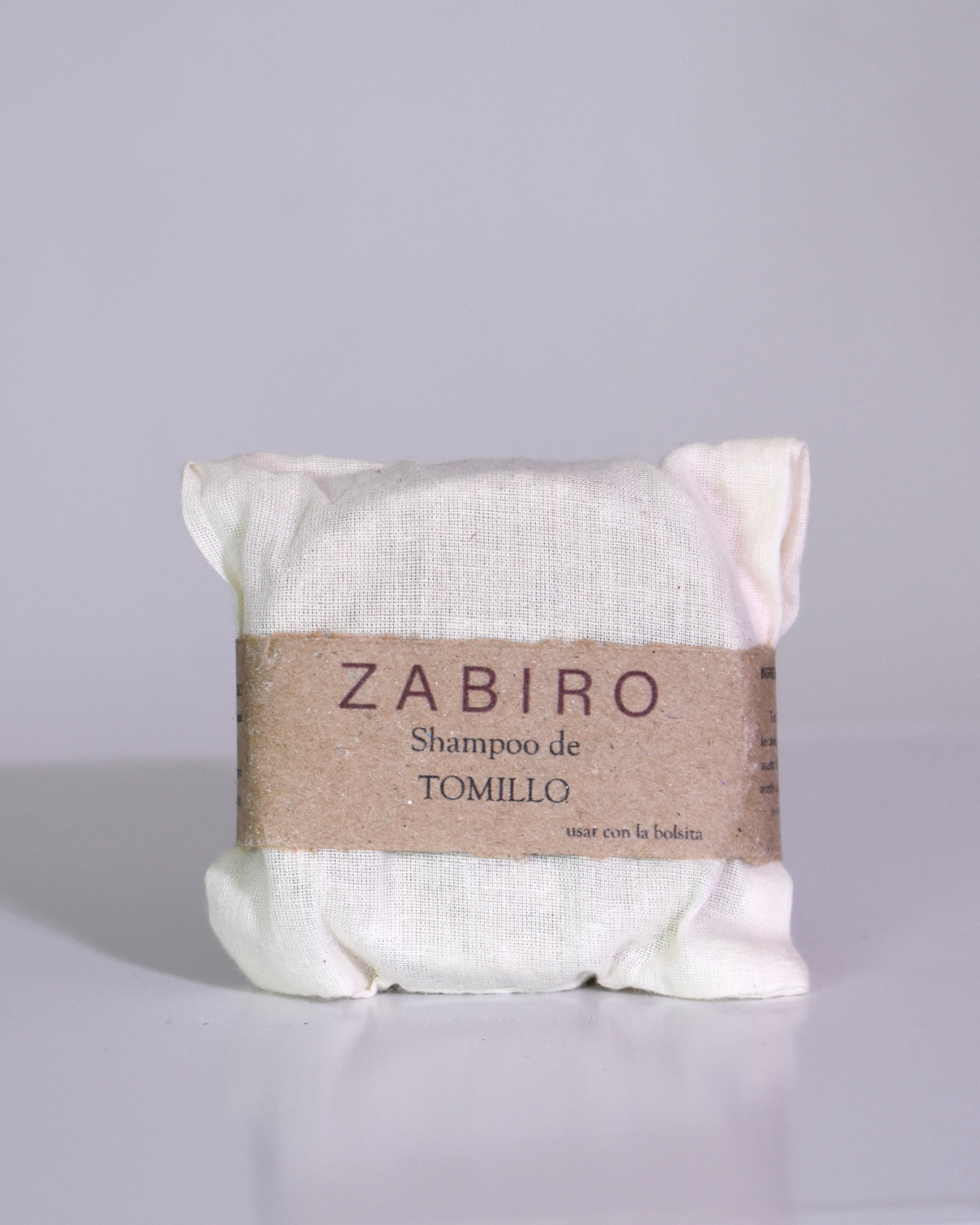 Shampoo sólido de tomillo