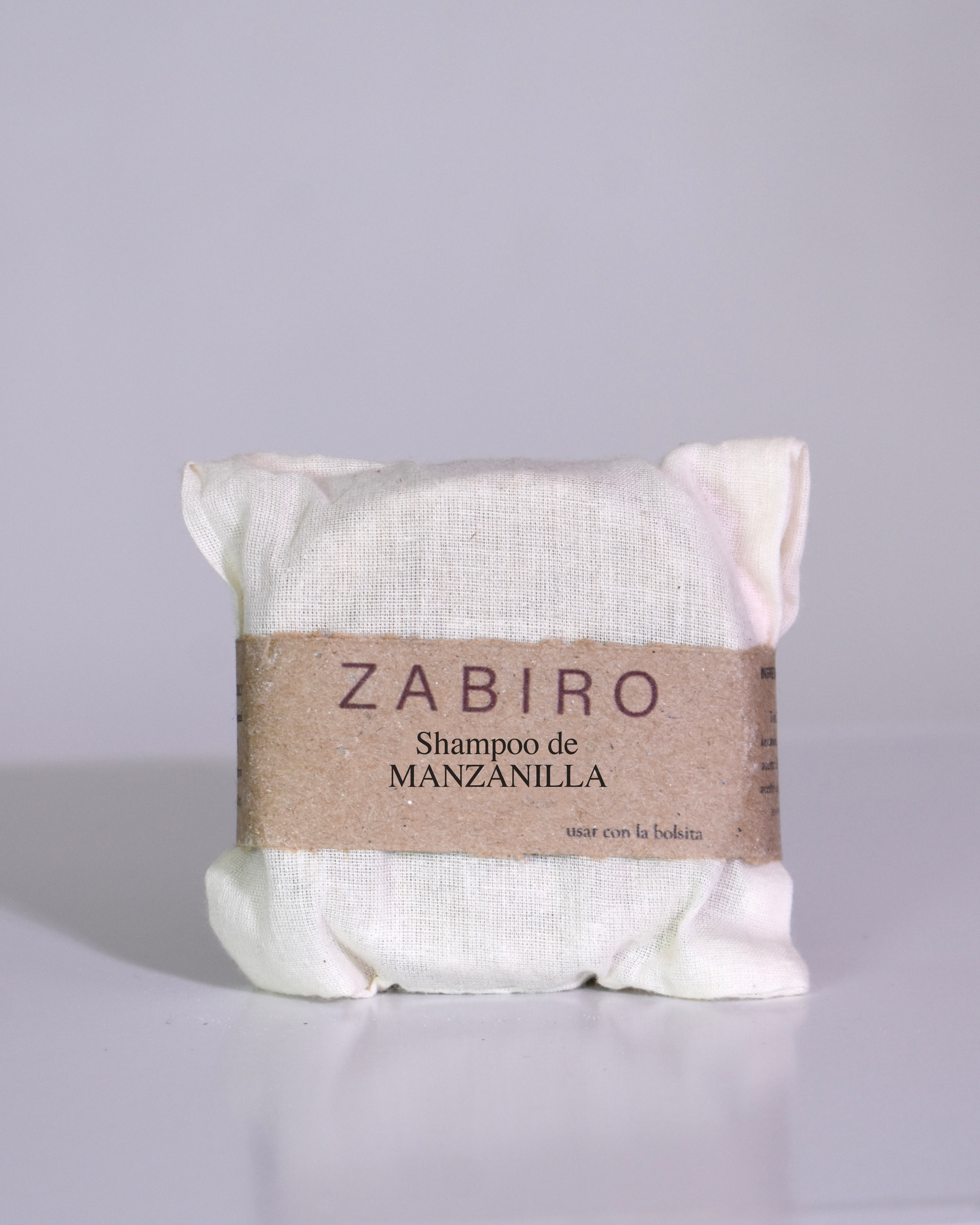 Shampoo sólido de manzanilla